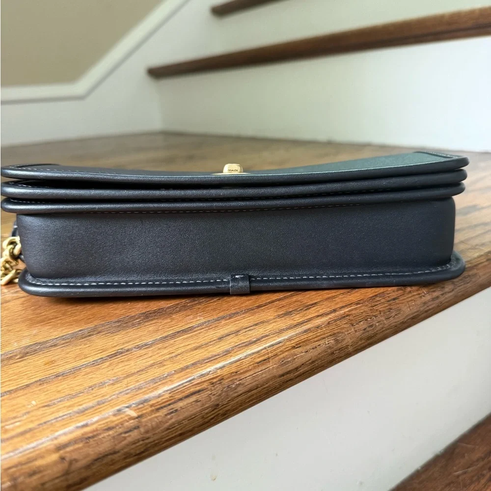 NWOT COACH Dinky Bag in Black Glove tanned leather - Coach Originals - Picture 6 of 11